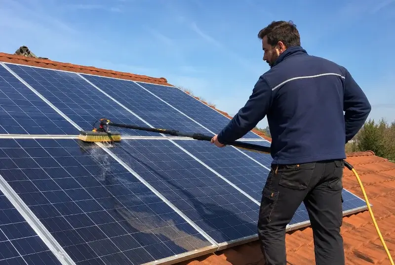 Nettoyage et entretien de panneaux solaires à Cranves-Sales